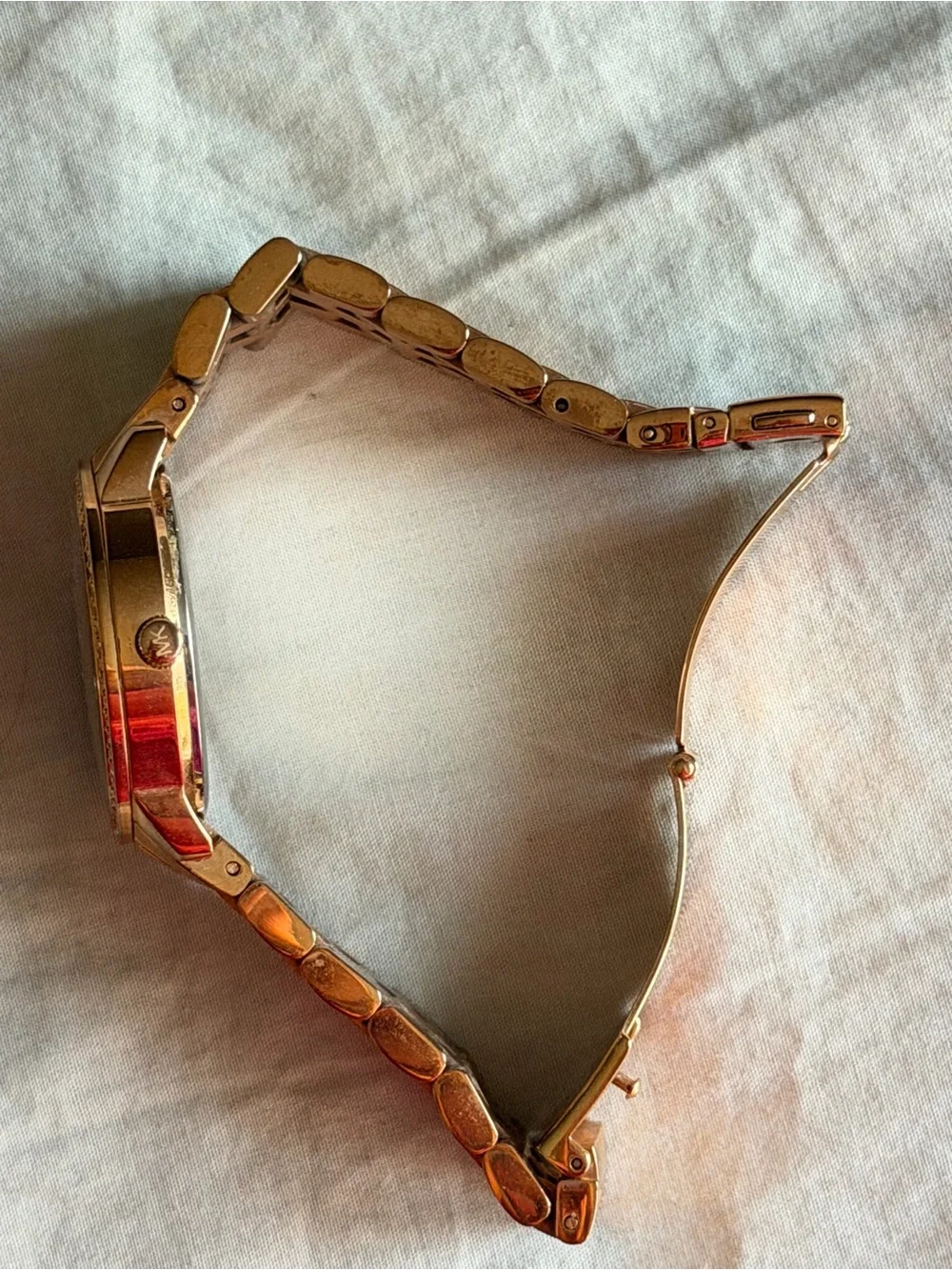 Michael Kors Rose Gold Crystal Dial Bracelet Watch